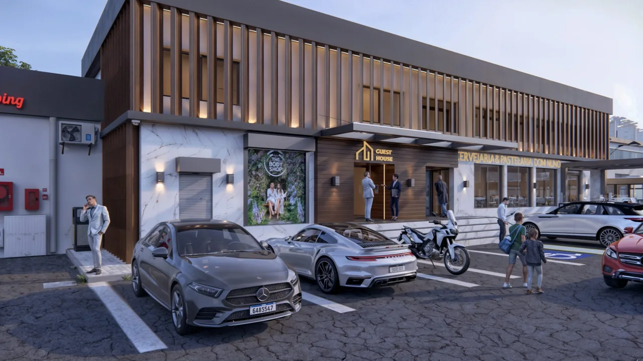 Projeto 3d residencial comercial lisboa 2